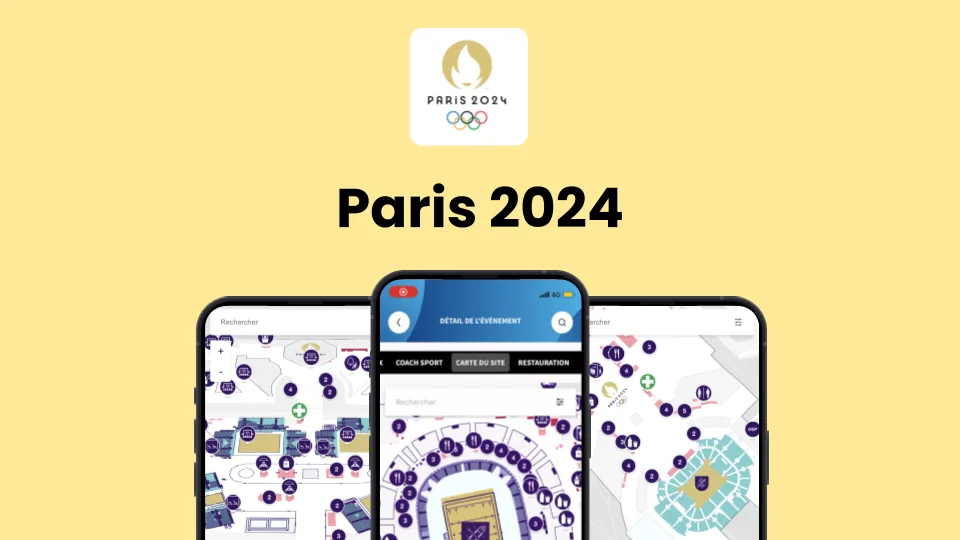 Carte interactive officielle Paris 2024