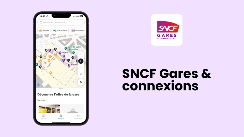 Plan interactif gare SNCF